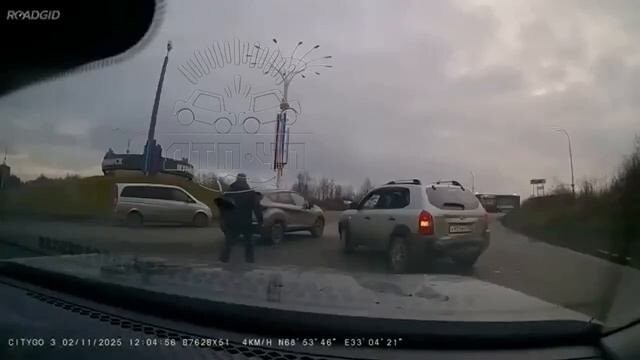 ДТП на кольце в Мурманске "Виновник скрылся"