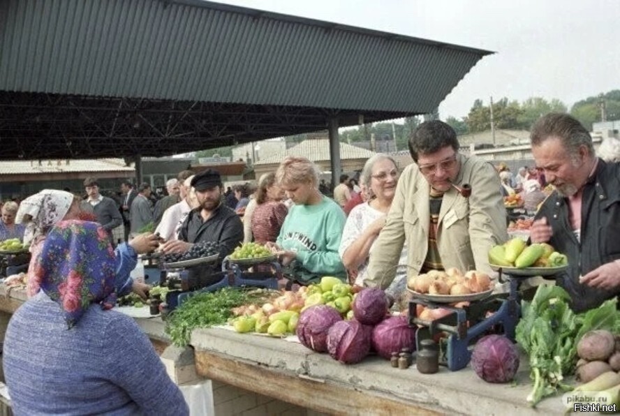 Александр Ширвиндт на Одесском привозе, 1988 год