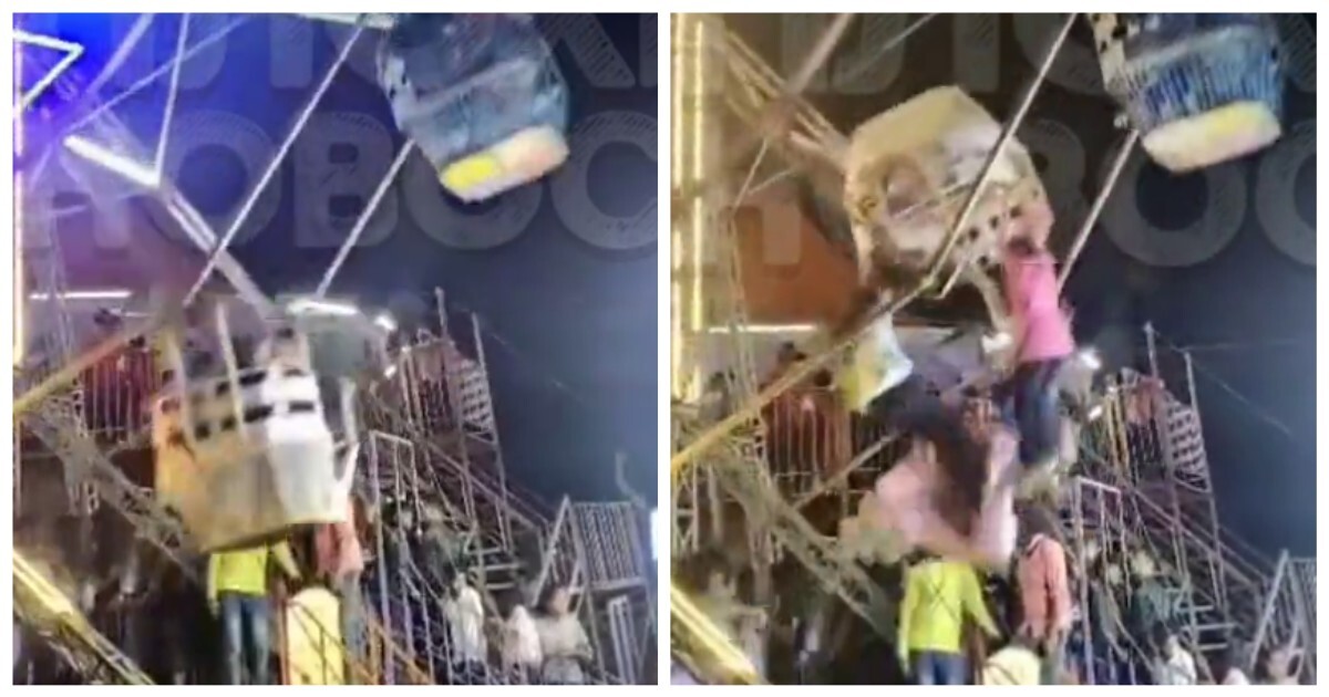 Несколько человек пострадали на аттракционе в Индии