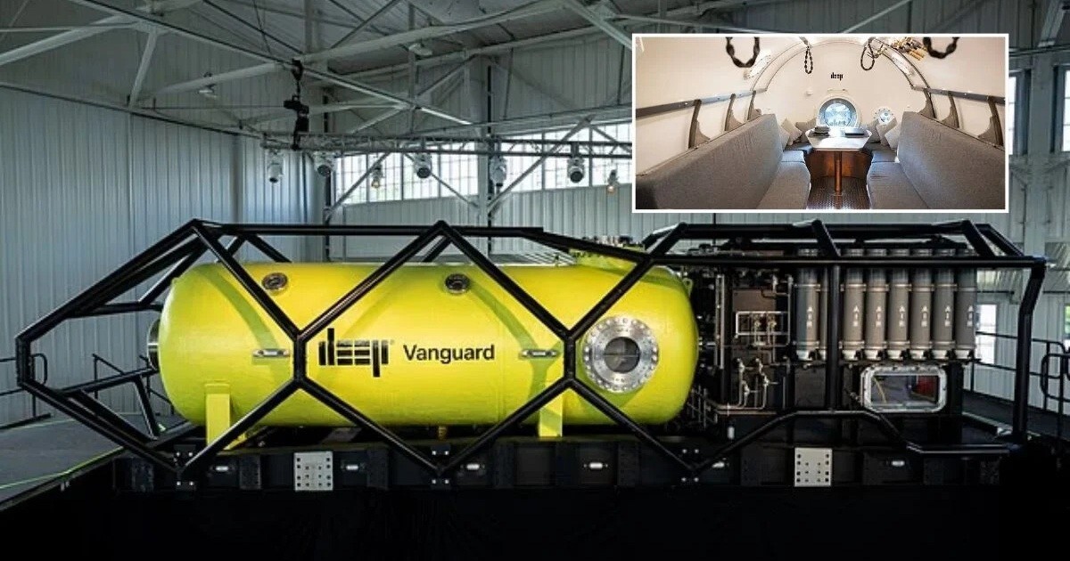 Подводная база на глубине 50 метров, где исследователи проведут не одну неделю