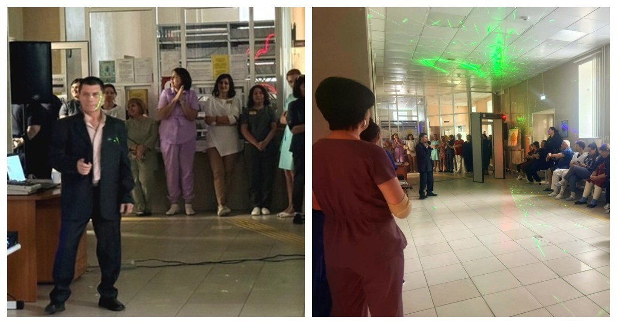 В Сургуте благодарный пациент устроил концерт в больнице