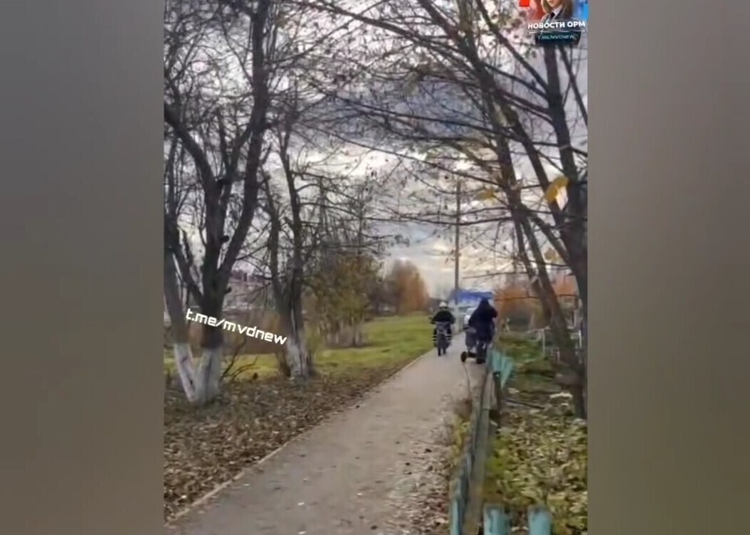 В Чувашии женщину задержали сотрудники ГИБДД за попытку помешать задержанию питбайка