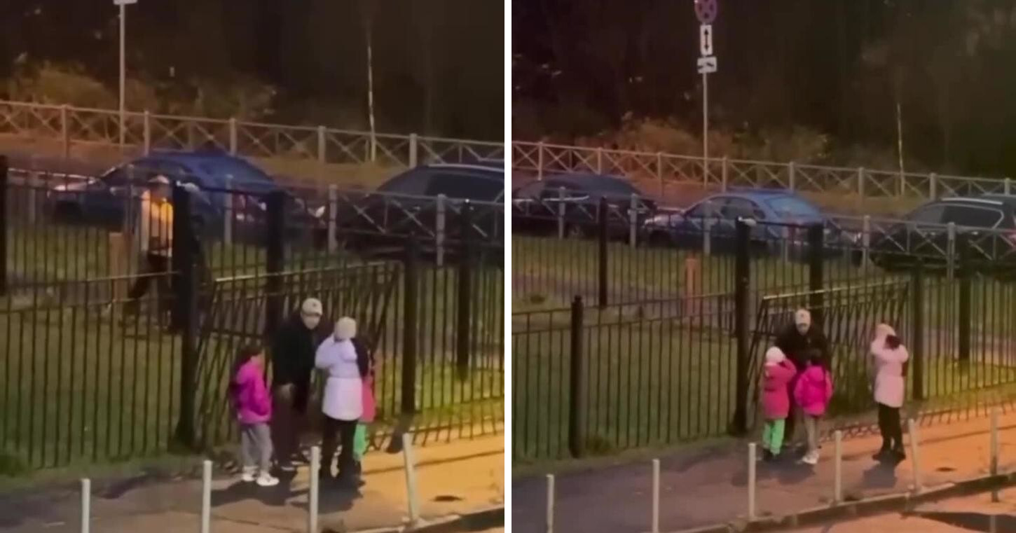 В Санкт-Петербурге соседи сняли на видео, как отец избивает троих дочерей