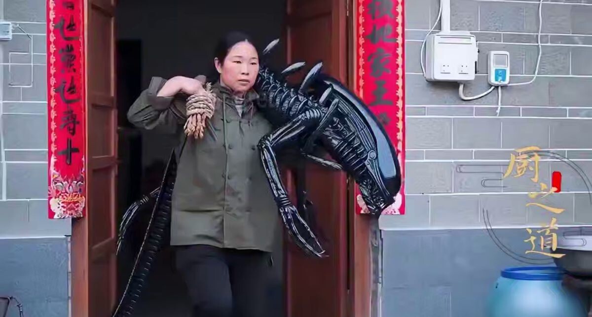 Китайцы готовят ксеноморфов