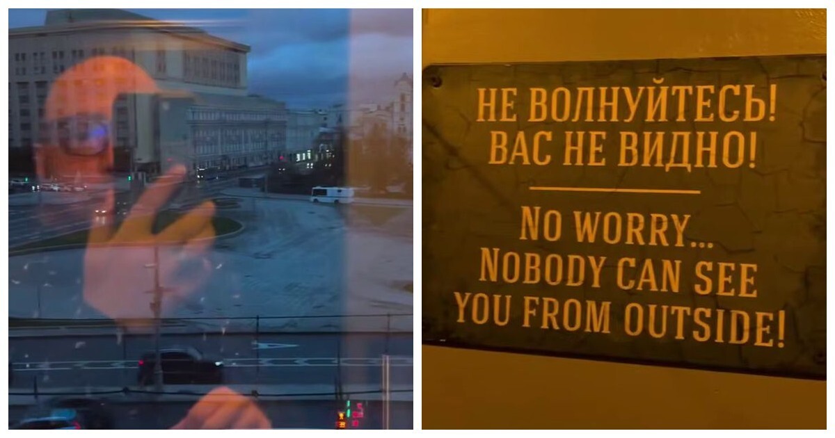 В Центральном детском магазине в Москве обнаружен туалет с очень интересным панорамным видом