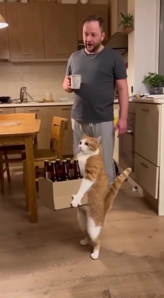 Был бы у меня такой кот 