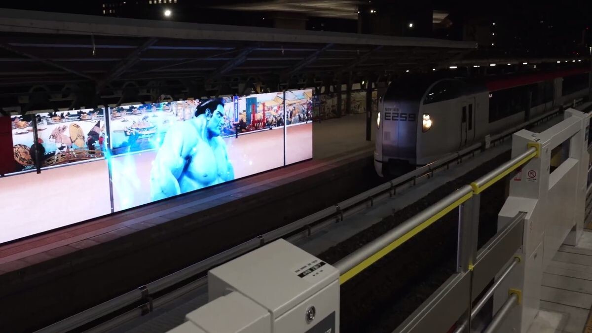 Борец сумо остановил поезд, чтобы спасти кота