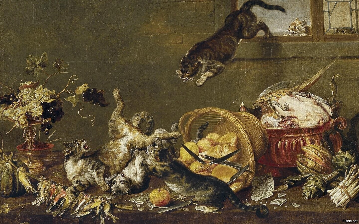 Ян Фейт " Овощная лавка"