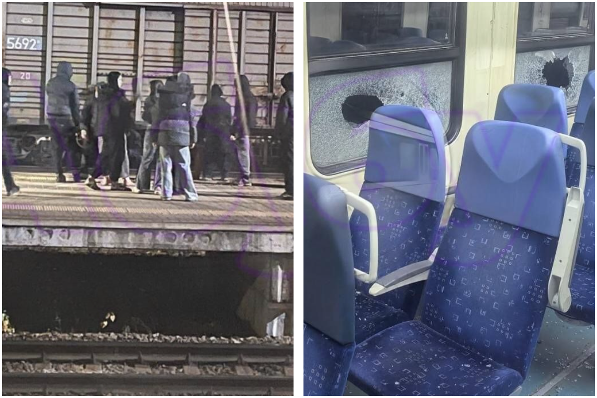 В Подмосковье банда подростков разгромила электричку и ранила помощника машиниста