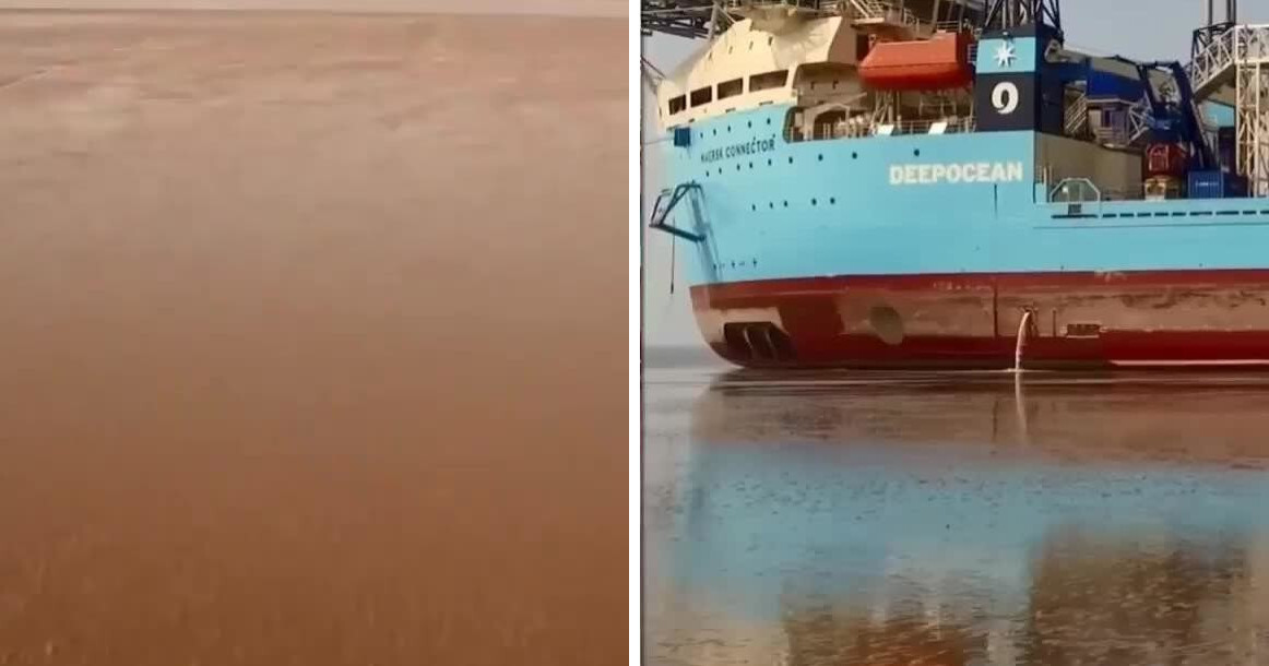 Как укладывают кабель для офшорных ветропарков: судно на мели — по плану