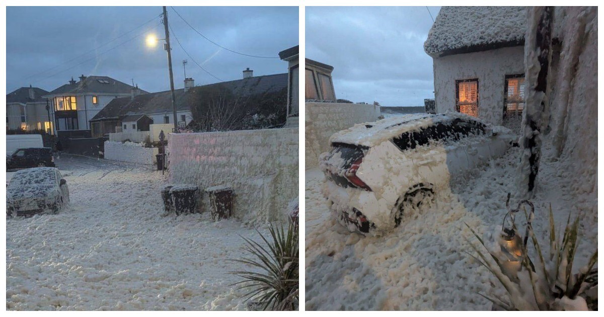 Ирландия утонула в пенной ванне