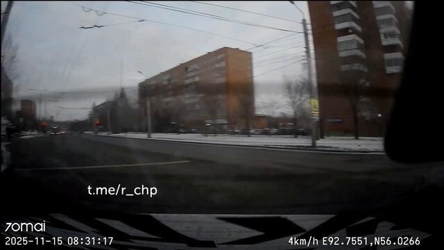 ДТП в Красноярске "Урок вождения"