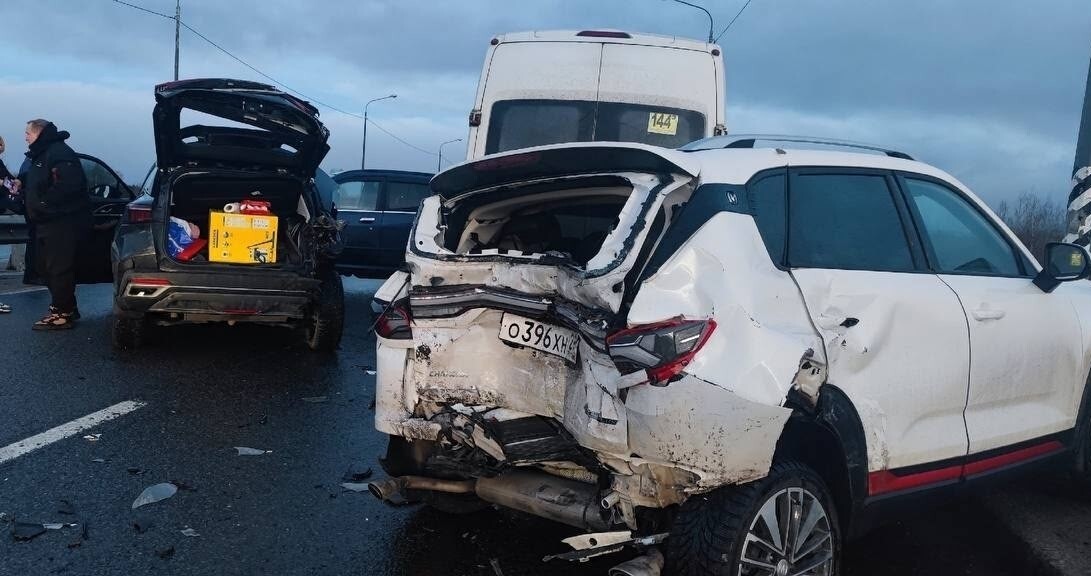 ДТП в Архангельске "Не все успели затормозить"