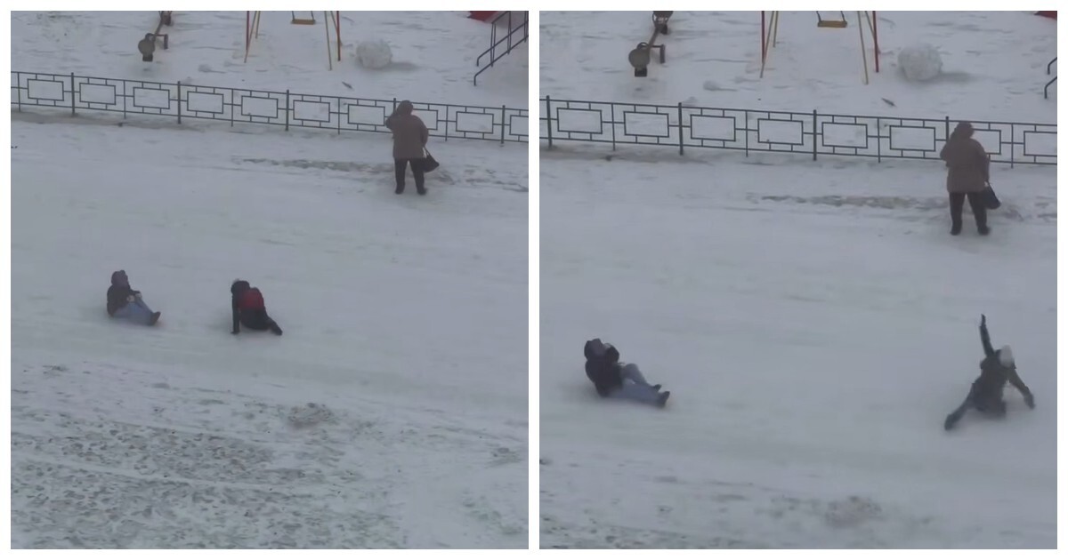 В Норильске бушует «черная пурга»: школьников сносит порывами ветра