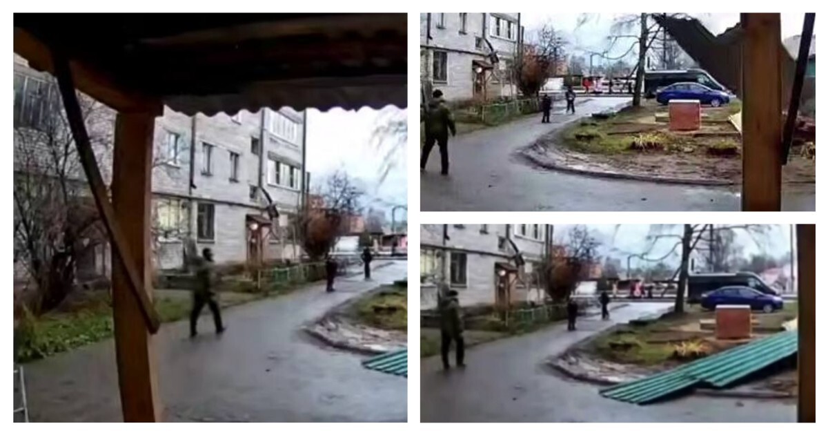 Момент падения листов кровли с дома в Йошкар-Оле попал на видео