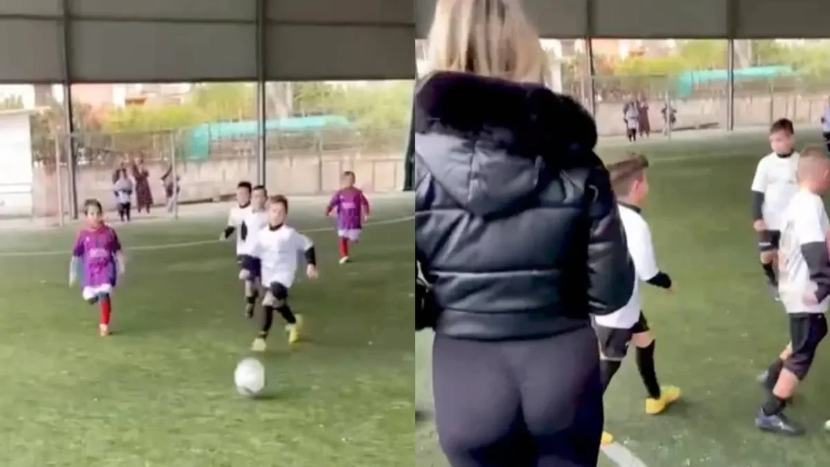 Камера папы выбрала “не тот ракурс” на детском матче