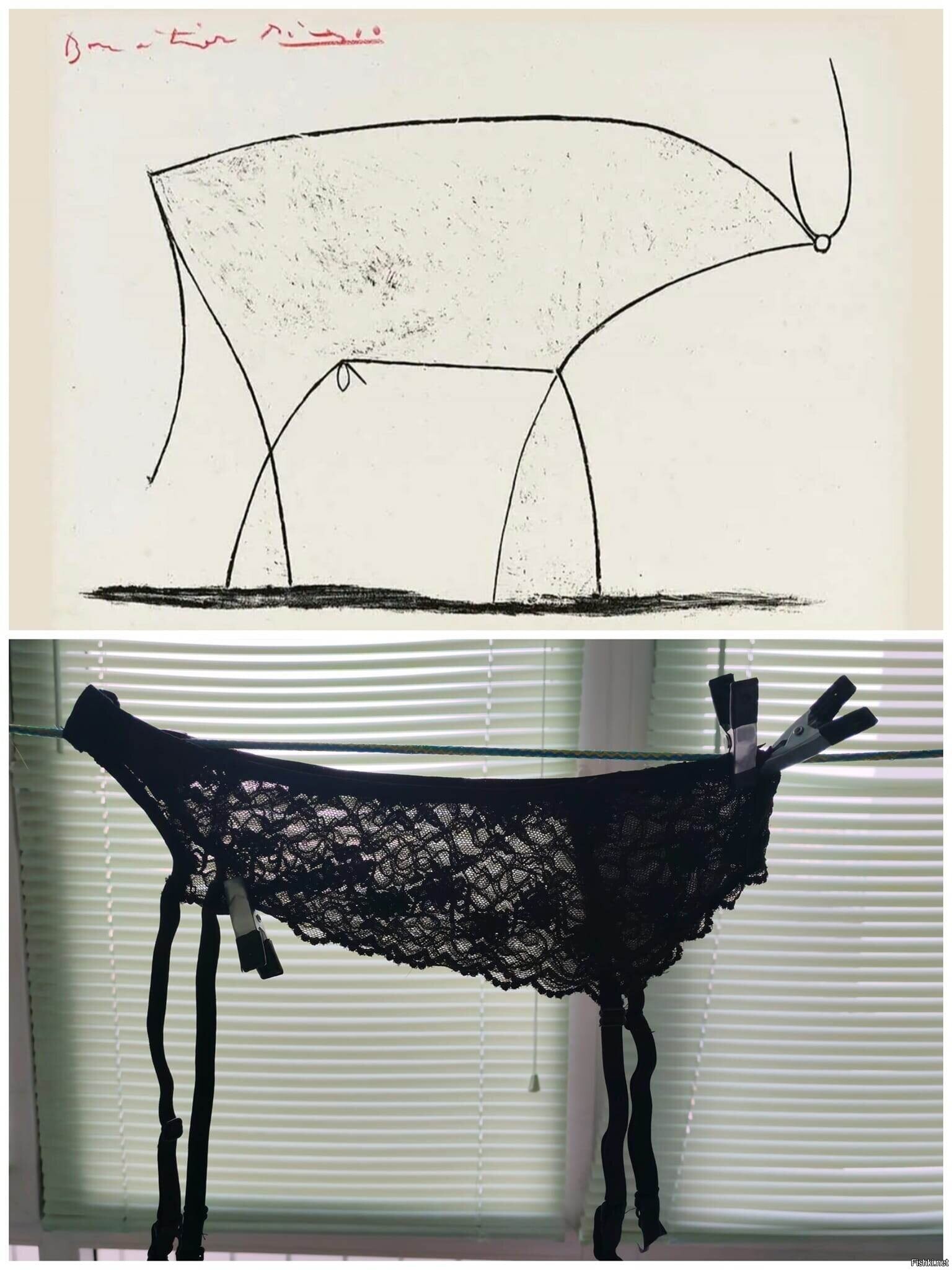 Пабло Пикассо, "Бык", 1946 г