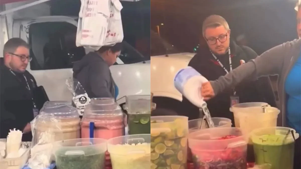 Инспекторы  вылили отбеливатель на еду нелегального продавца тако