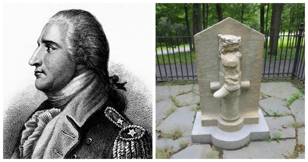 Памятник ноге героя-предателя, имя которого его страна постаралась стереть из памяти