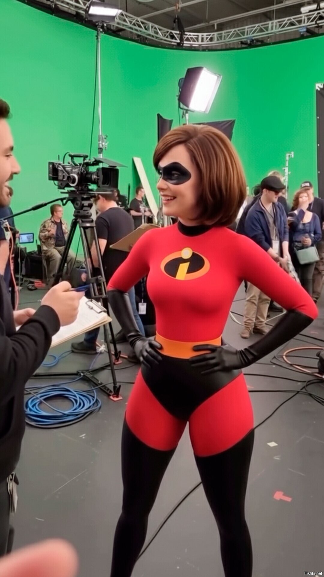 Съемки фильма суперсемейка в самом разгаре