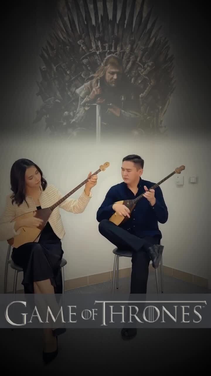 Тема Игры престолов - на домбре