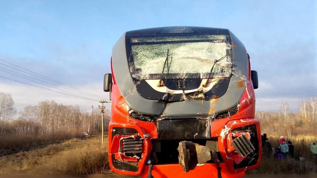 ДТП поезд vs мусоровоз Екатеринбург