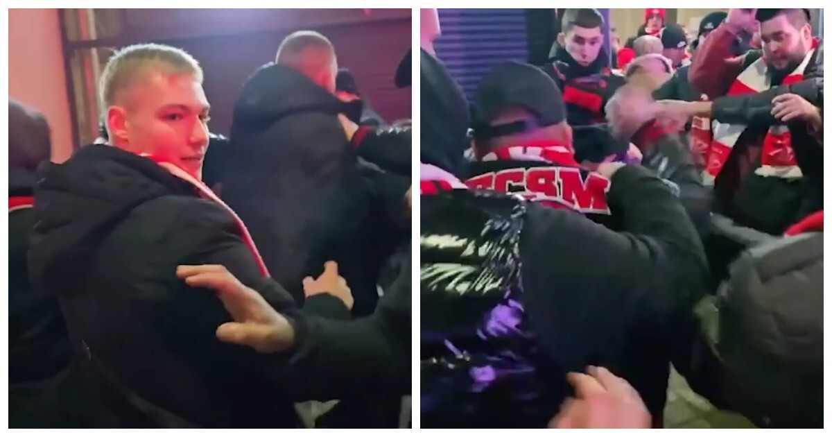 Жёсткая драка произошла после футбольного матча в Москве
