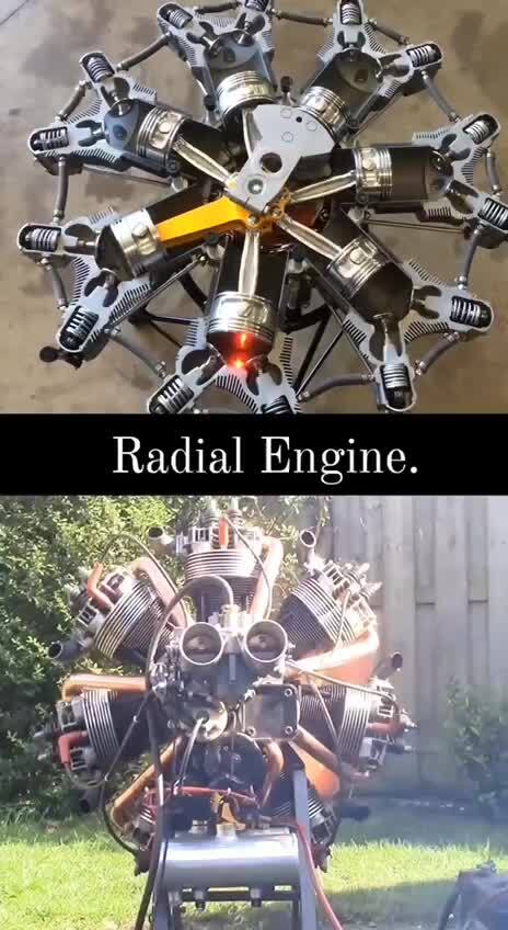 Радиальный двигатель