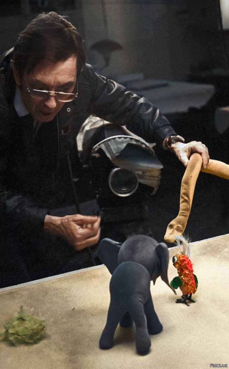 Съёмка "38 попугаев" 1977 г