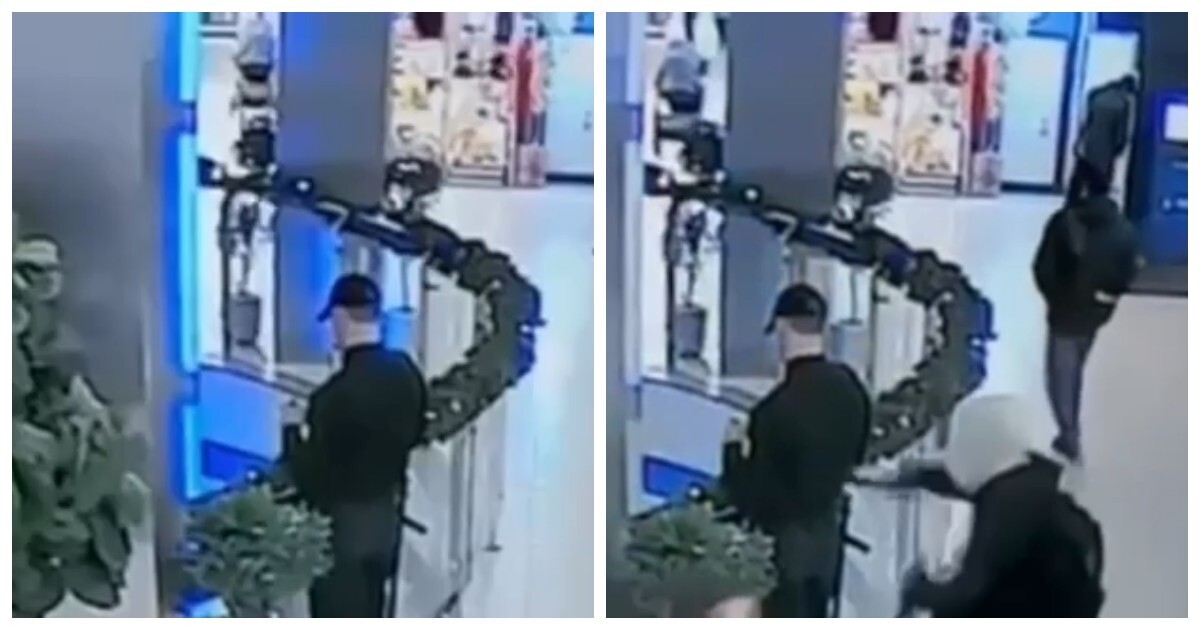 Подросток ударил охранника ТЦ ножом в спину и сбежал