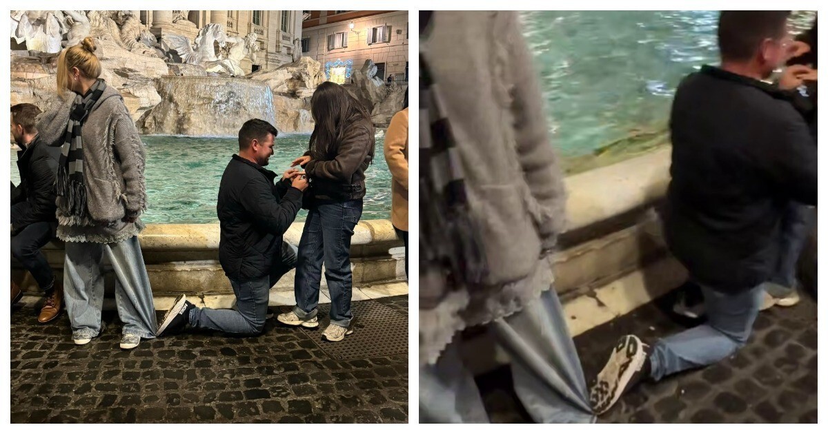 Девушка случайно поучаствовала в чужом предложении руки и сердца