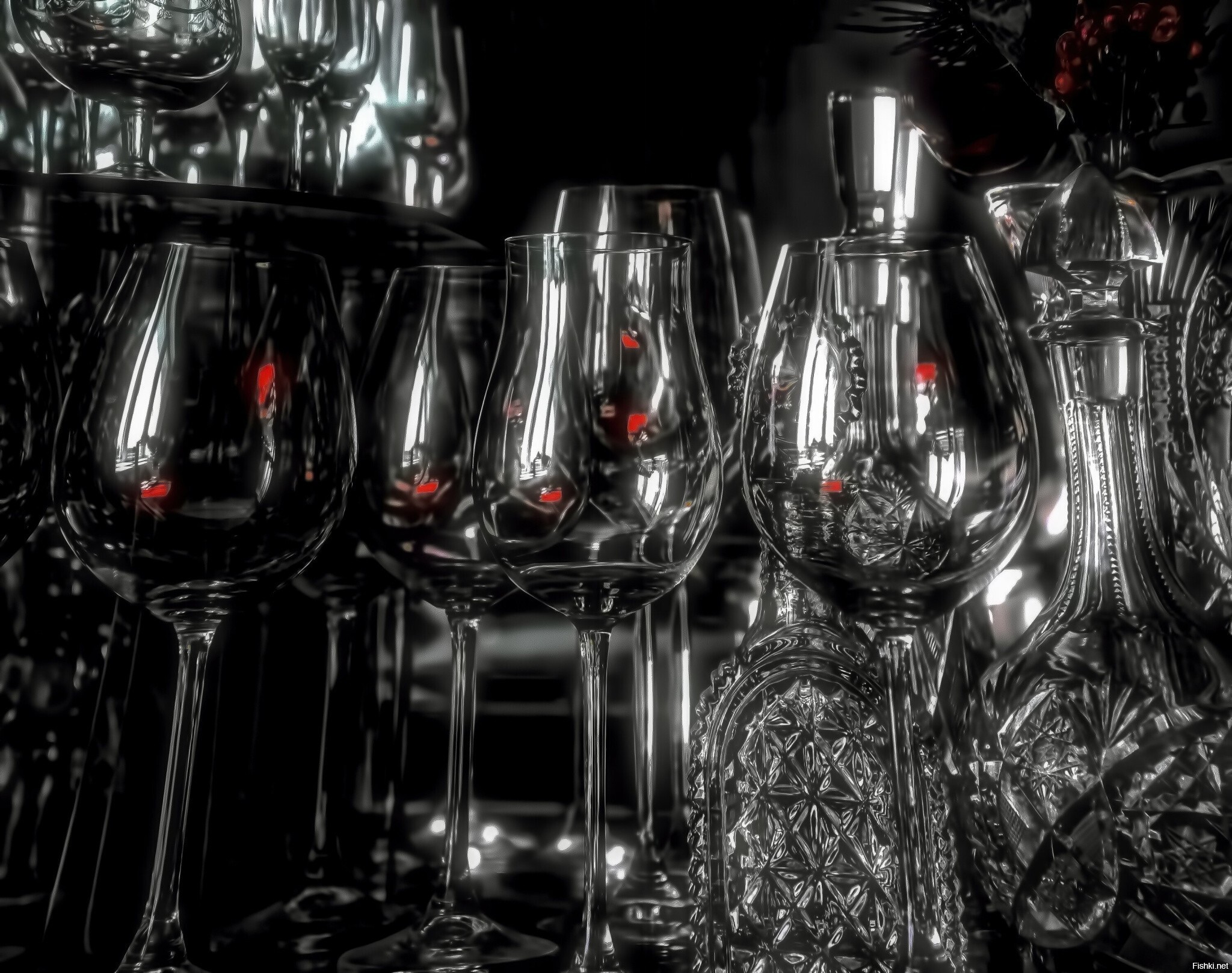 Красные блики