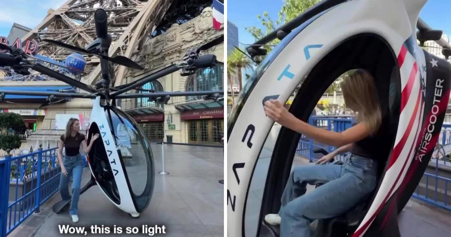 Во Франции создали летающий «скутер»