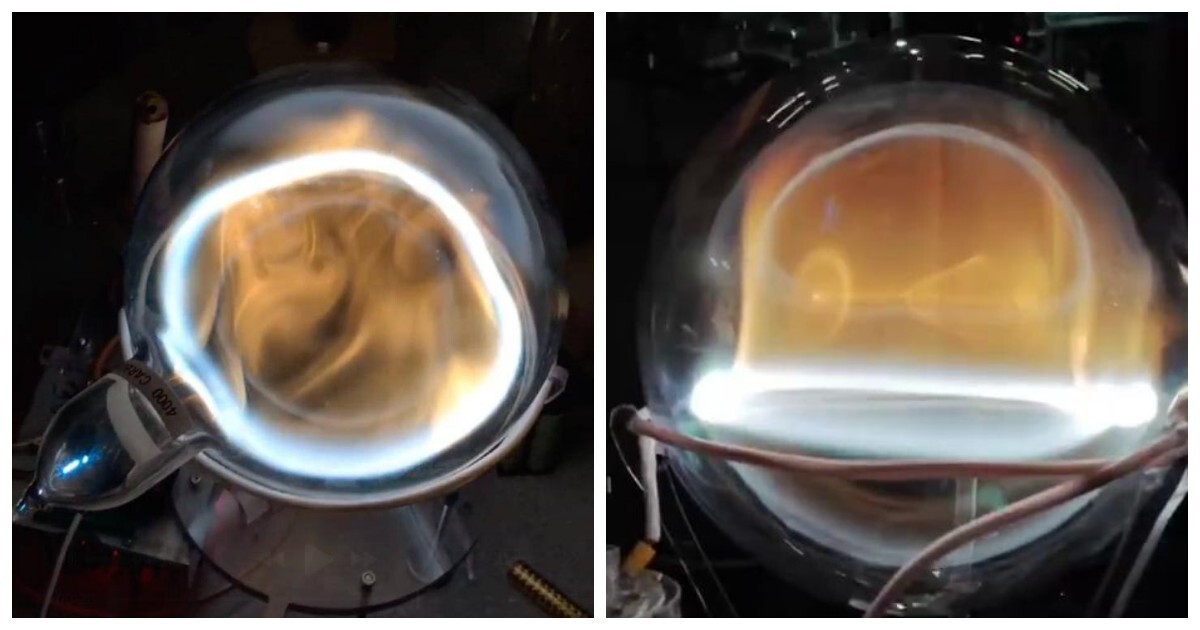 Инженер создал лампу с «чёрной дырой», от которой невозможно отвести взгляд