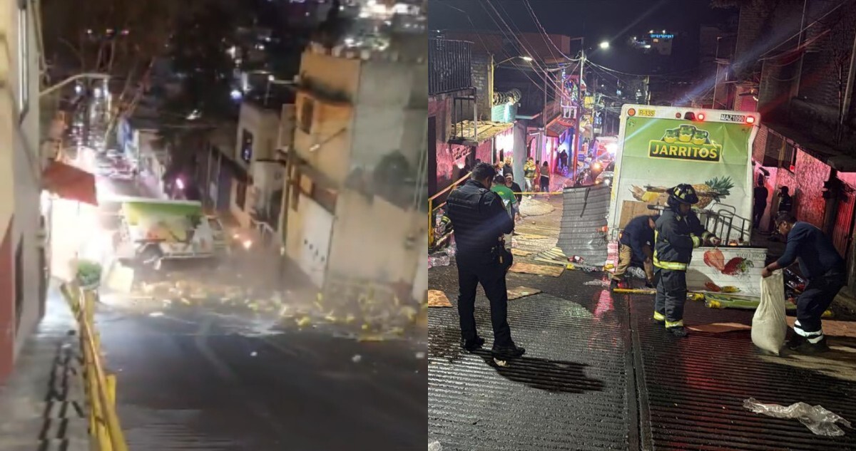 В Мехико грузовик  потерял управление и врезался в жилой дом