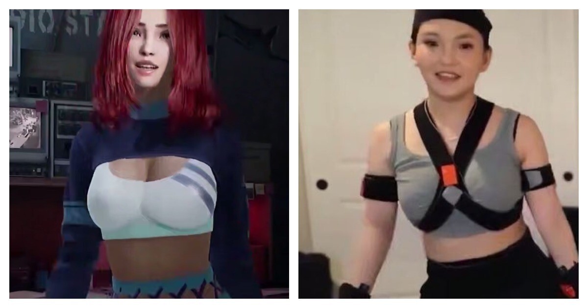 У витуберши сломалась грудь во время прямой трансляции