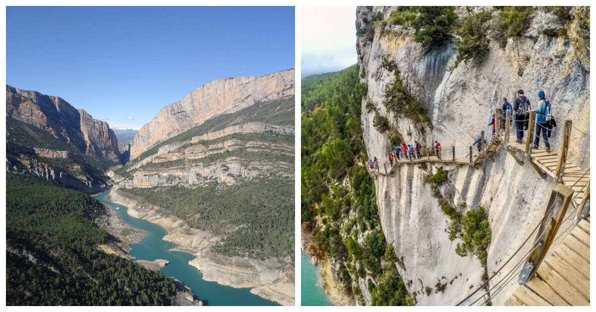 Ущелье Монт-Ребей, где можно перемещаться по тонкой грани между восторгом и страхом