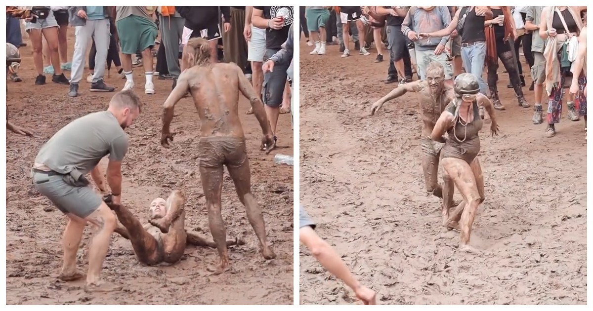 Грязь и дождь не испортили веселье на фестивале