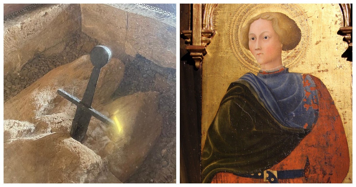 Затерянный меч Тосканы, вдохновивший на легенду о короле Артуре