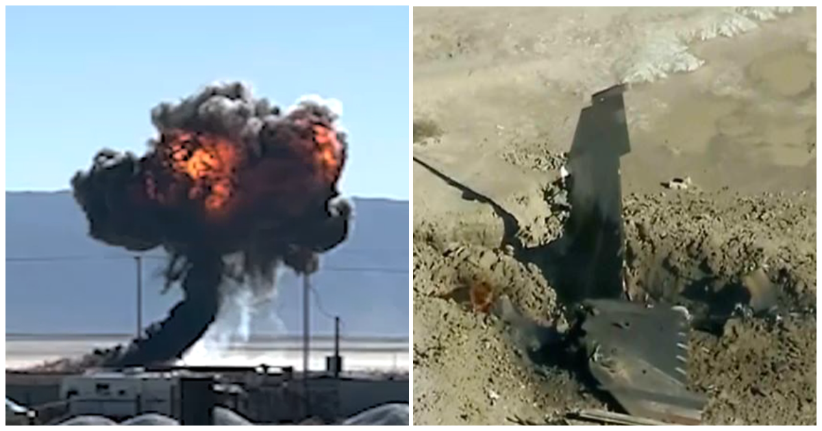 Во время тренировочного полёта в США разбился истребитель F-16