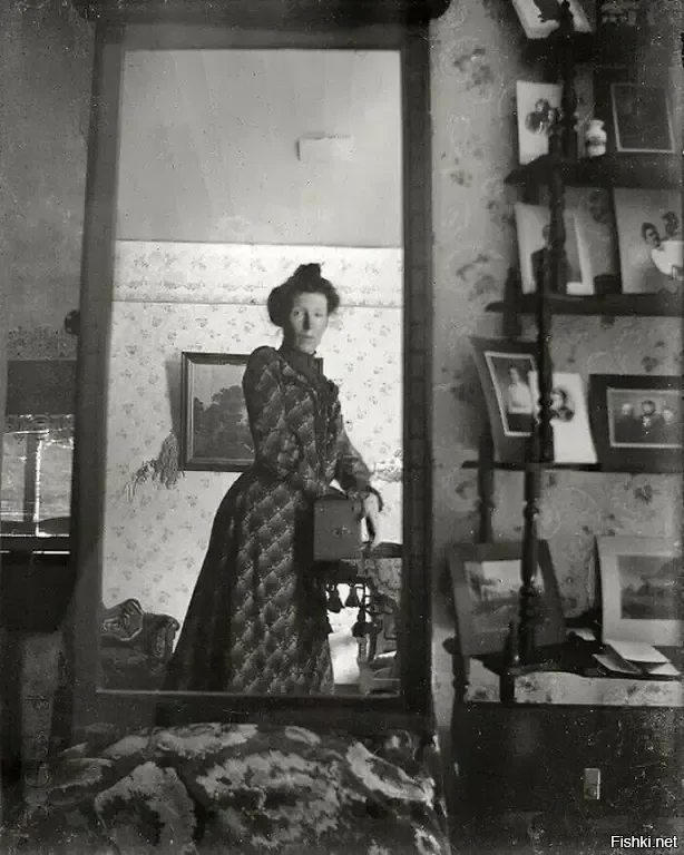 Одно из первых селфи