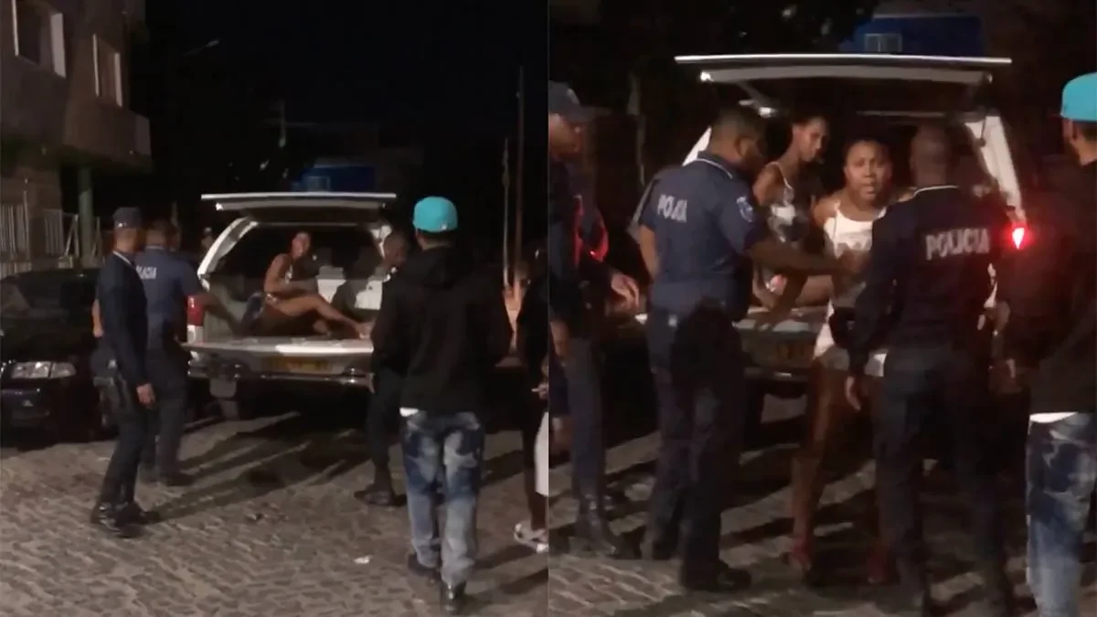 В Африке полиция действует жёстко, вне зависимости от пола