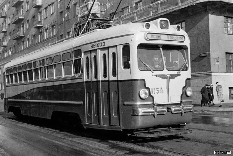 Послевоенный трамвай