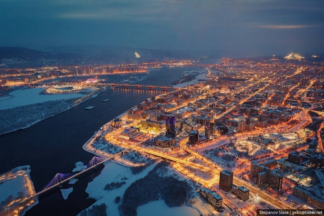 Вечерний Красноярск