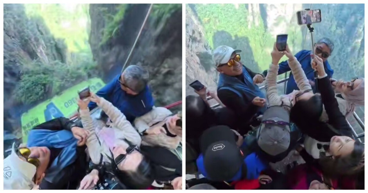 Поездка на самом высоком уличном лифте