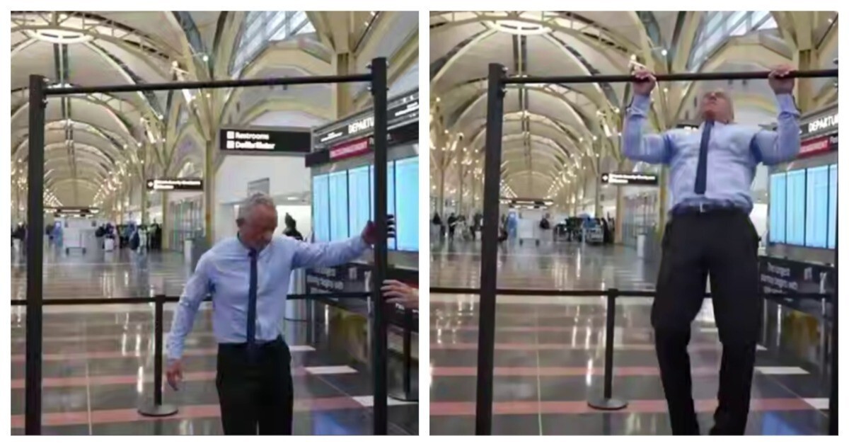 71-летний Кеннеди посоревновался в подтягиваниях с министром транспорта США