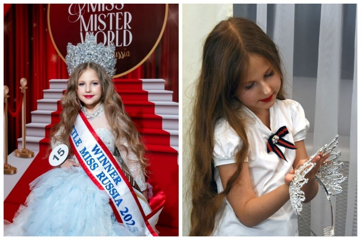 Семилетнюю школьницу из Воронежа назвали самой красивой девочкой в России