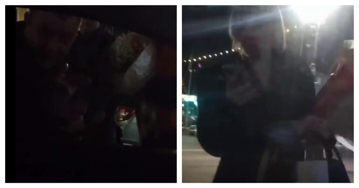 Конфликт таксиста с пассажирами из-за автокресла