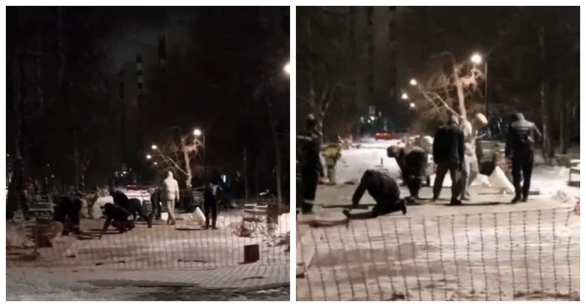 Благоустройство в Челябинске ведётся при любых погодных условиях