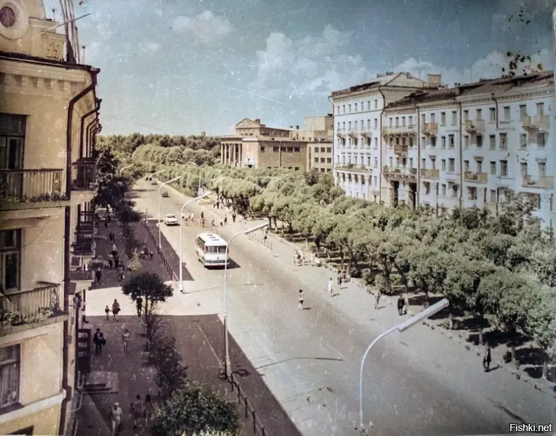 На проспекте Ленина в Рыбинске